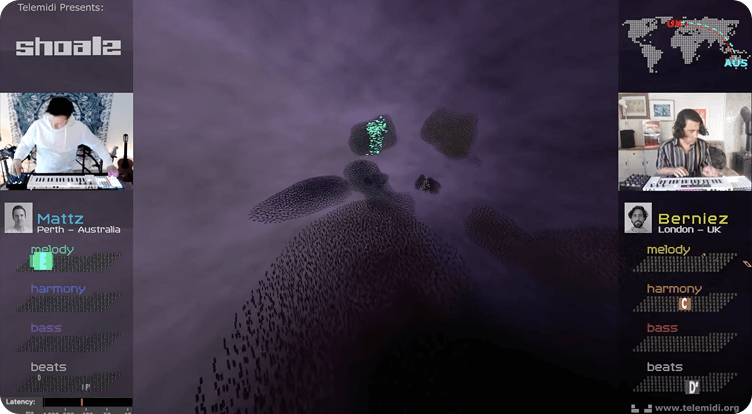 Collaborative music performance online